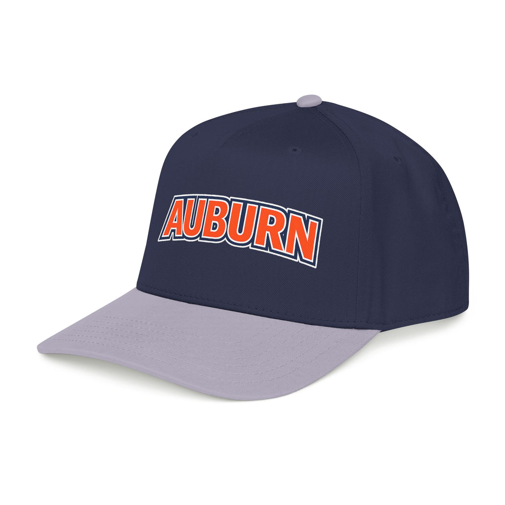 "Auburn" Mid Profile Baseball Cap
