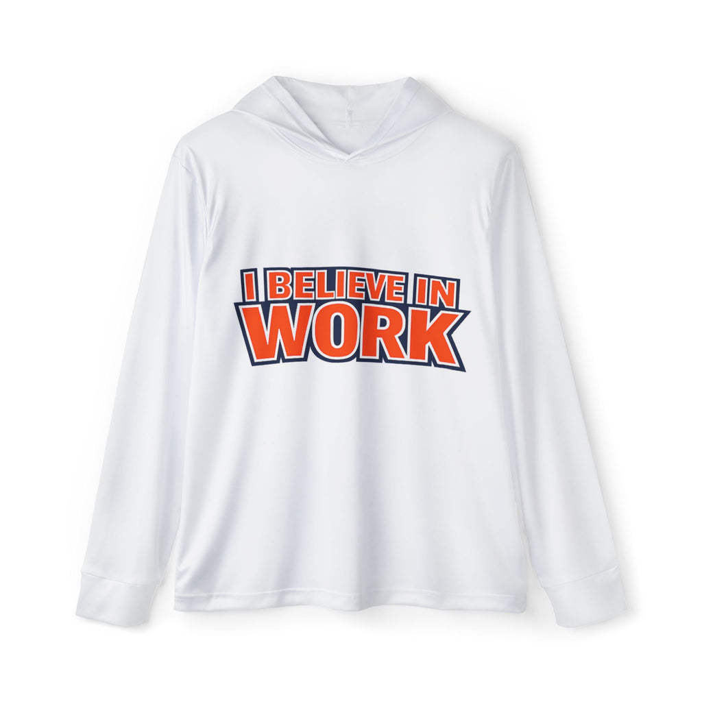 The "I Believe" Men's Sports Warmup Hoodie (AOP) - White