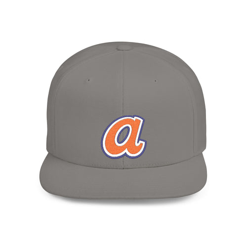 "a" Flat Bill Snapback