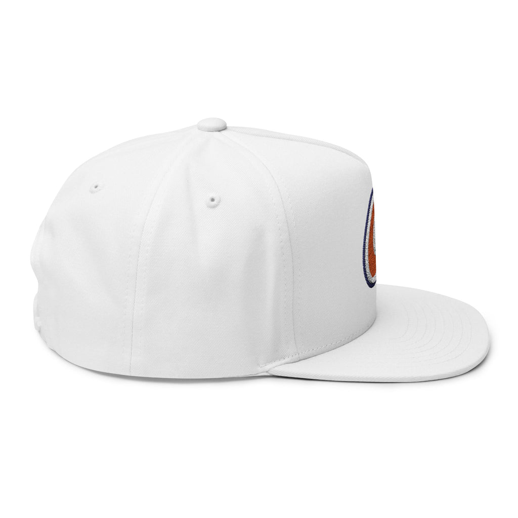 "a" Flat Bill Cap (Embroidery)