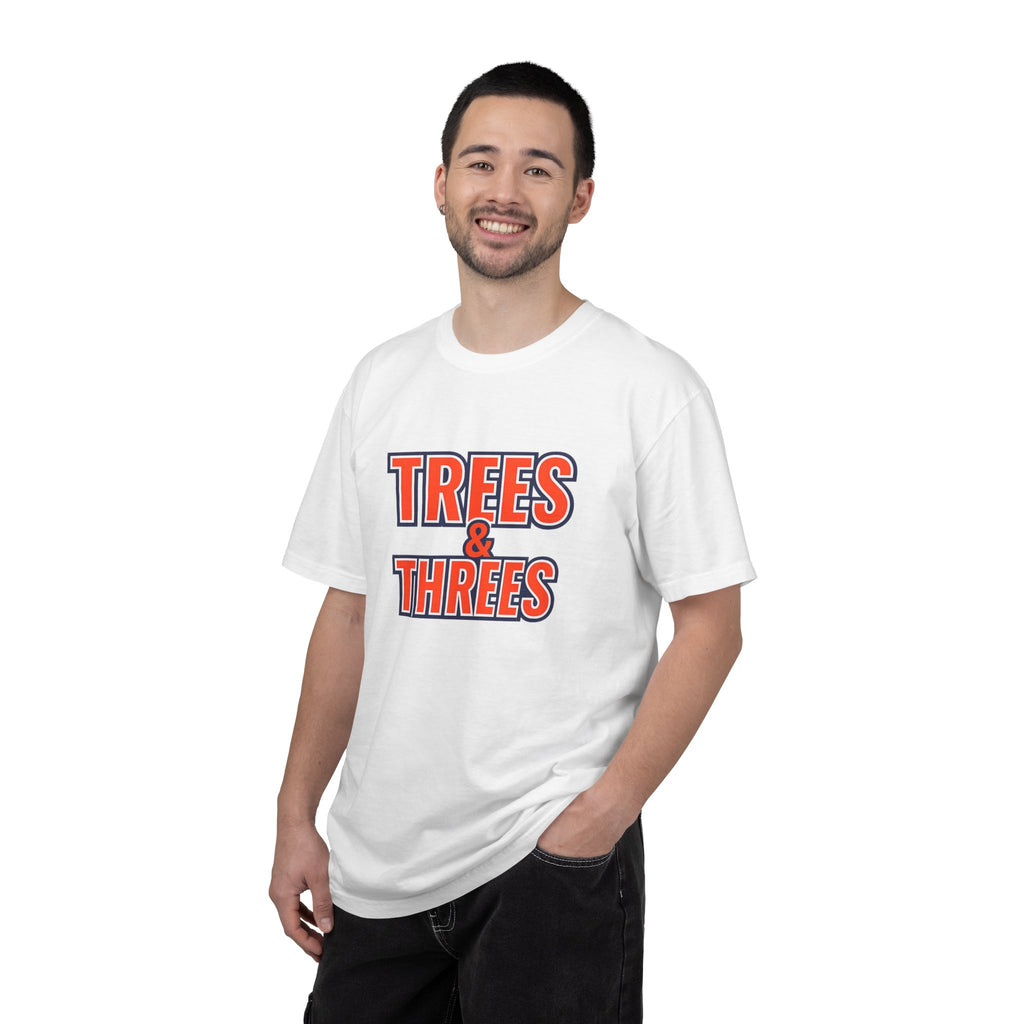 "Trees & Threes" Unisex Garment-Dyed T-shirt