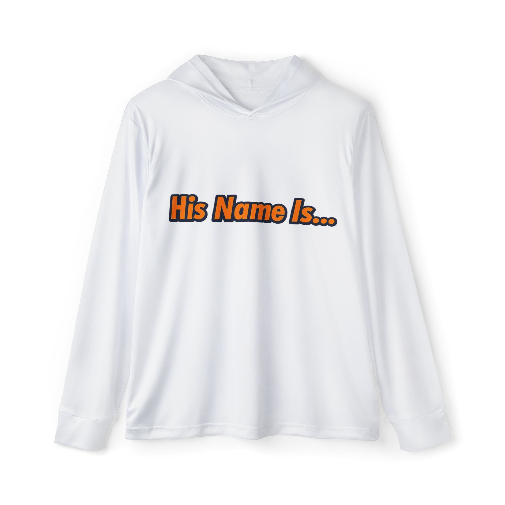 "His Name Is..." Men's Sports Warmup Hoodie (AOP)