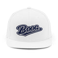 "Boog Script" Flatbill (Navy)