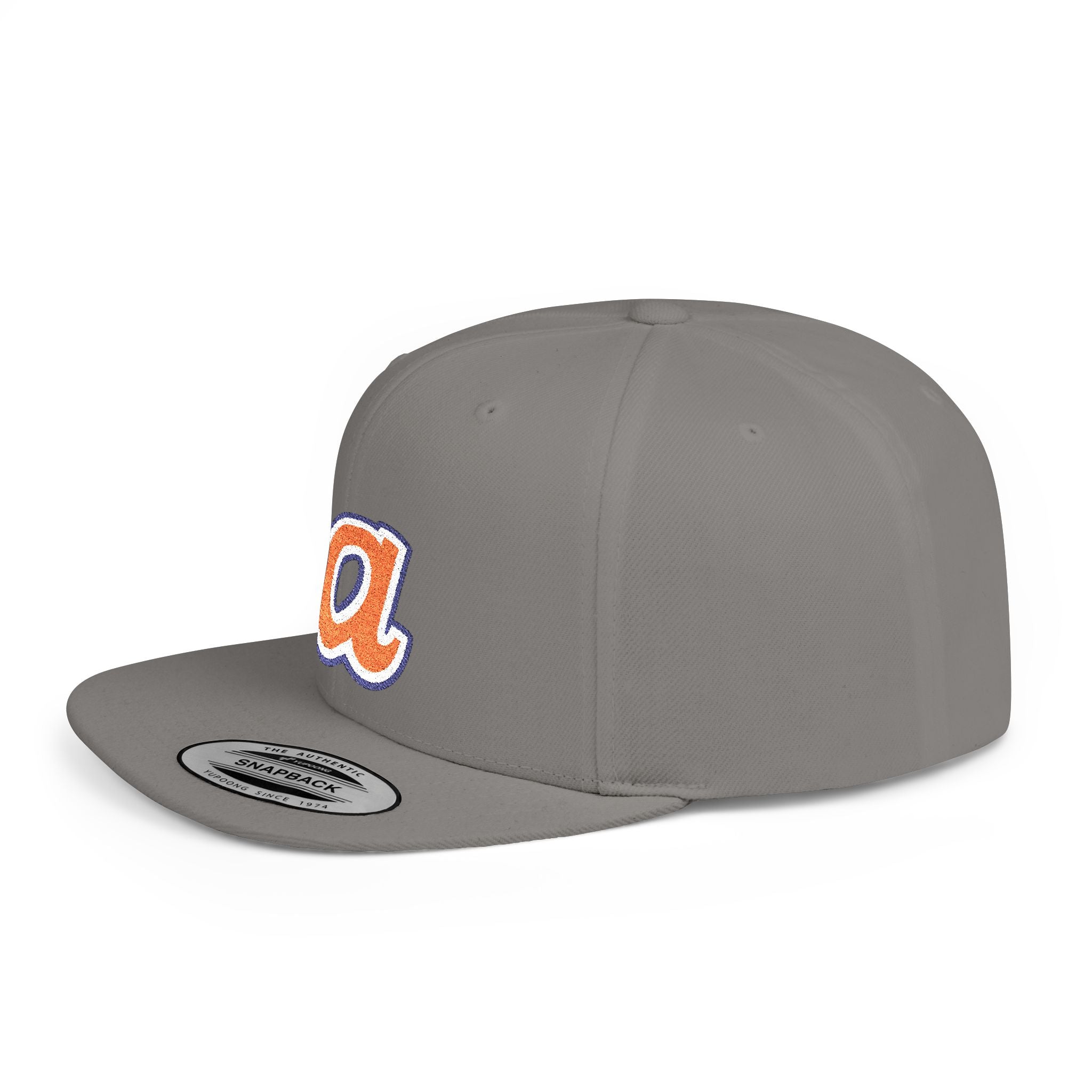 "a" Flat Bill Snapback