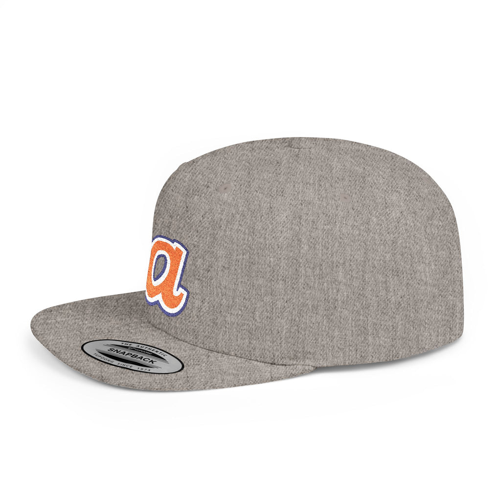 "a" Flat Bill Snapback