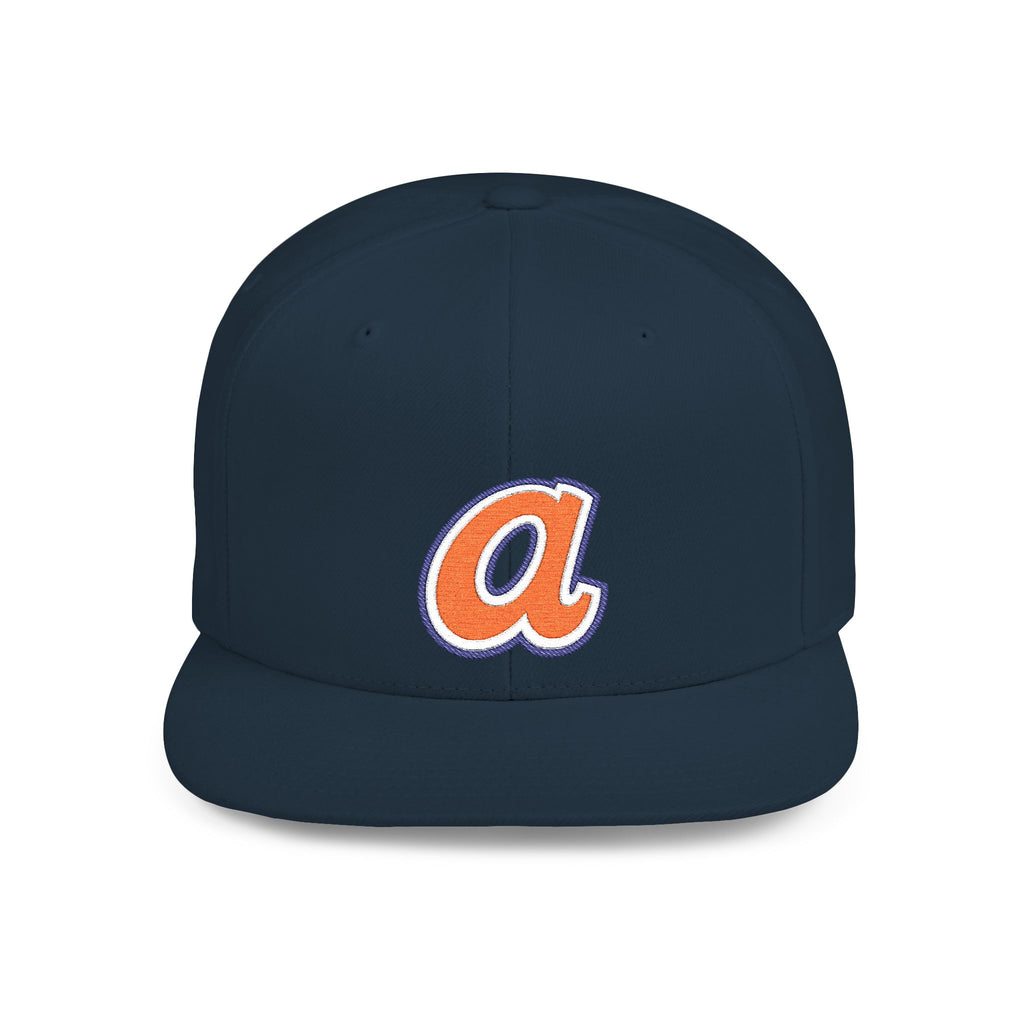 "a" Flat Bill Snapback