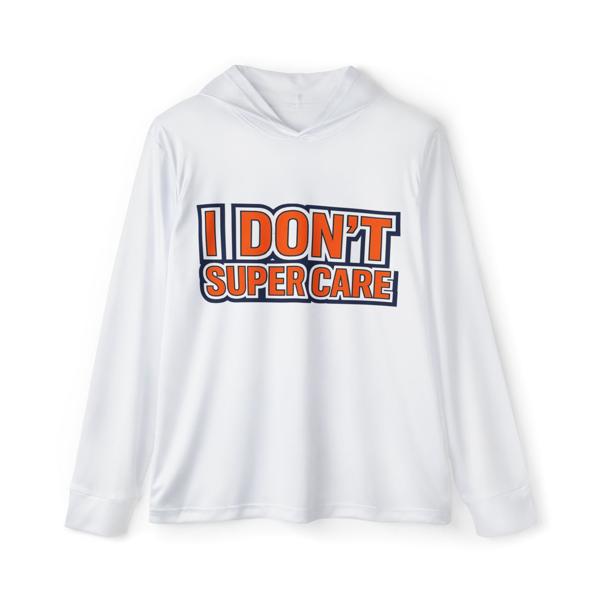 "Don't Care" Men's Sports Warmup Hoodie (AOP)