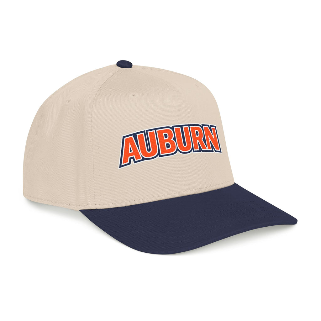 "Auburn" Mid Profile Baseball Cap