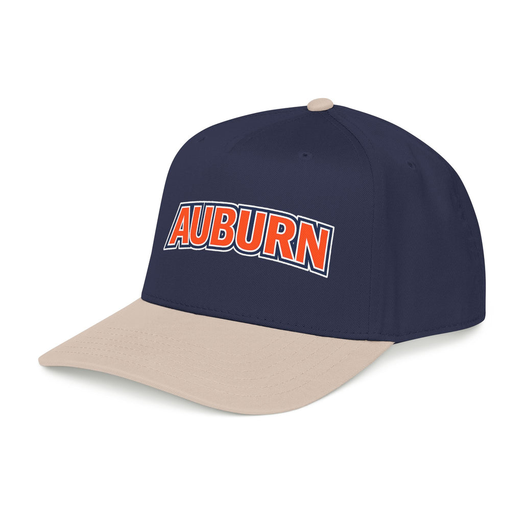 "Auburn" Mid Profile Baseball Cap