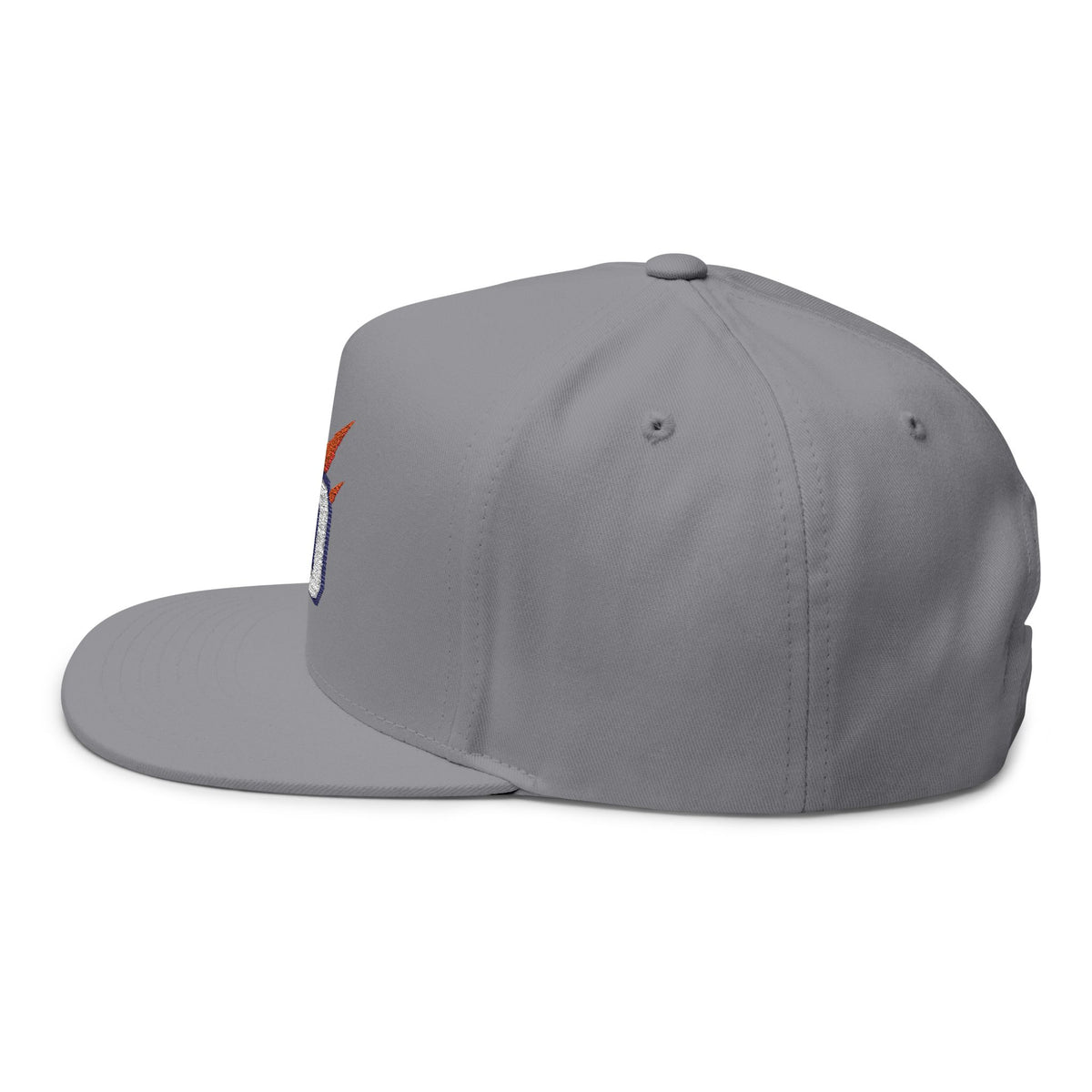 "AD" Flat Bill Cap (Embroidery)