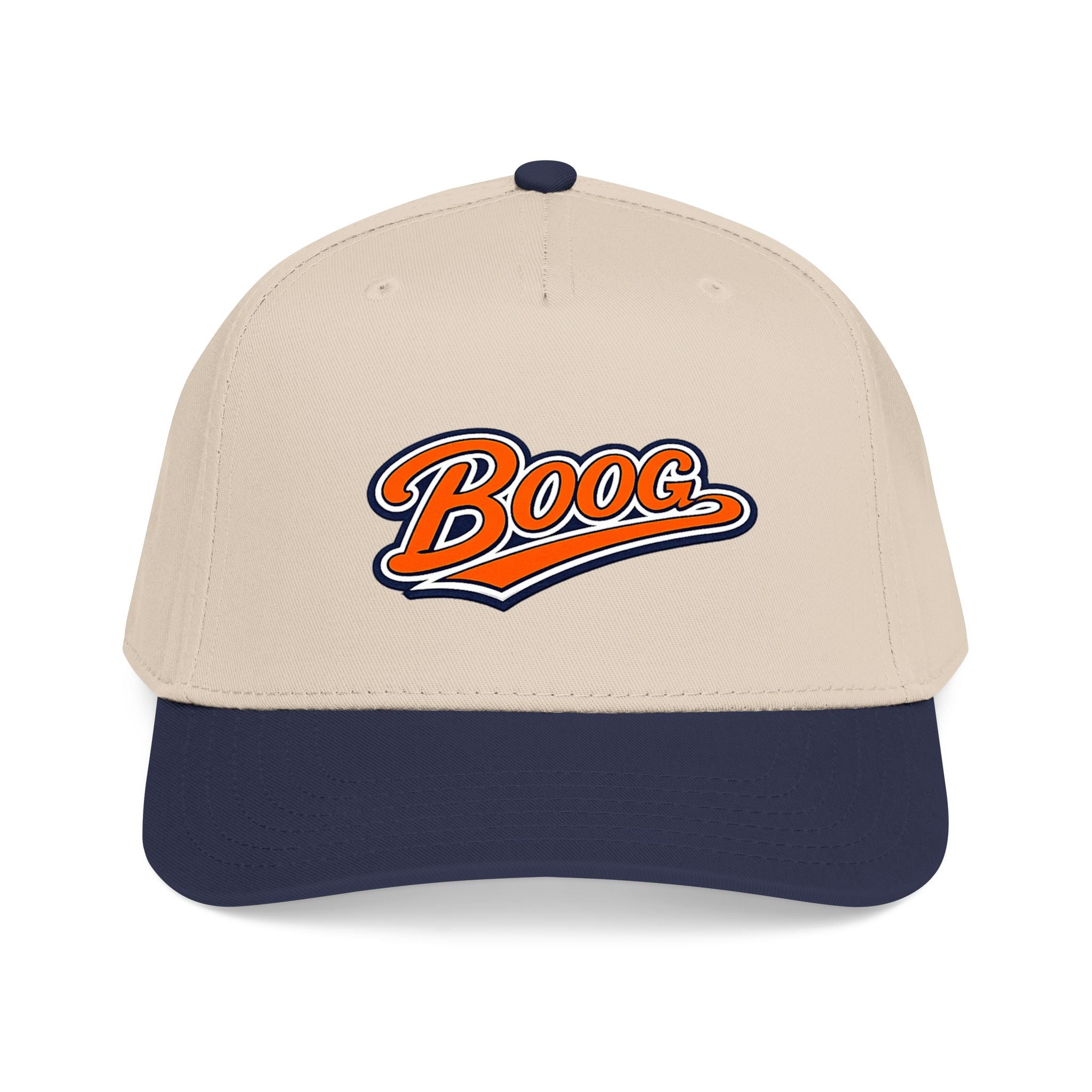 "Boog Script" Mid Profile Baseball Cap