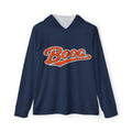"Boog Script" Men's Sports Warmup Hoodie - Navy