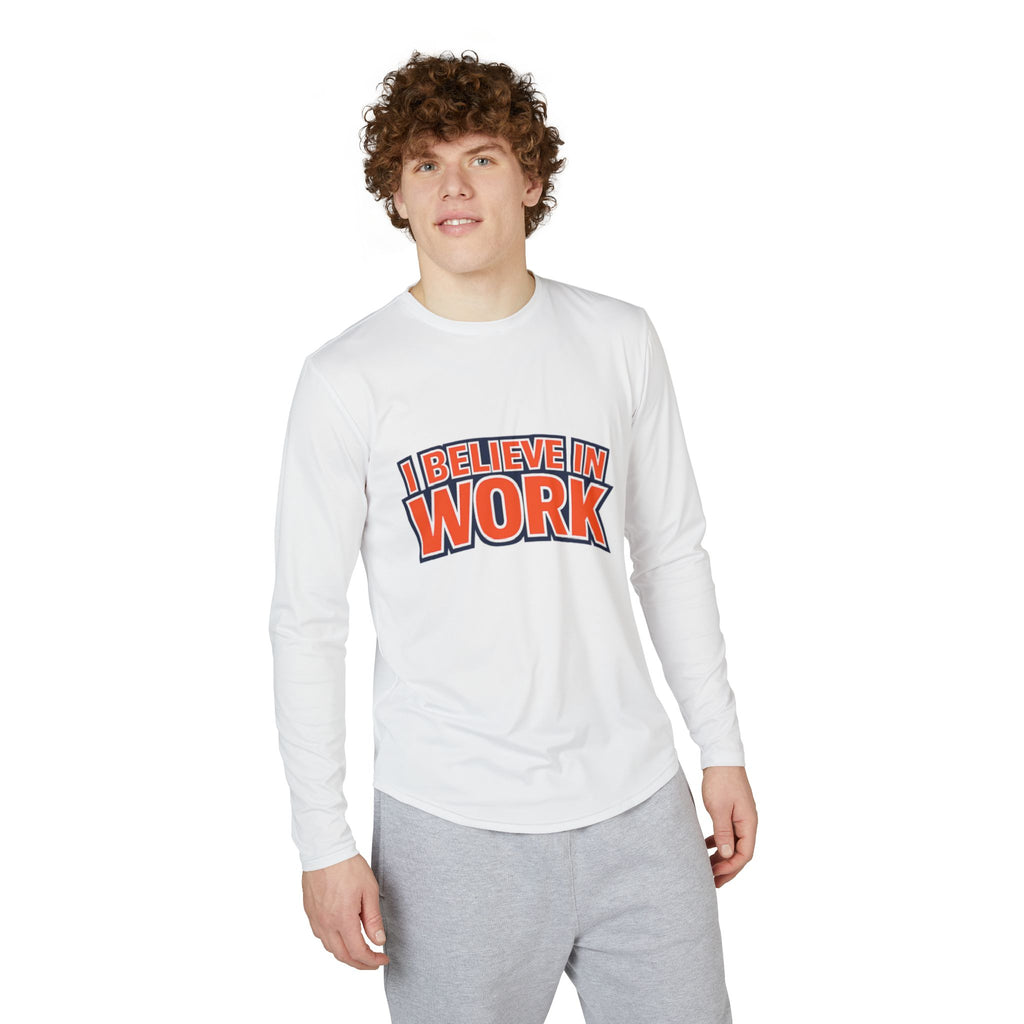 "I Believe" Men's UV Protection Long Sleeve Shirt (AOP)