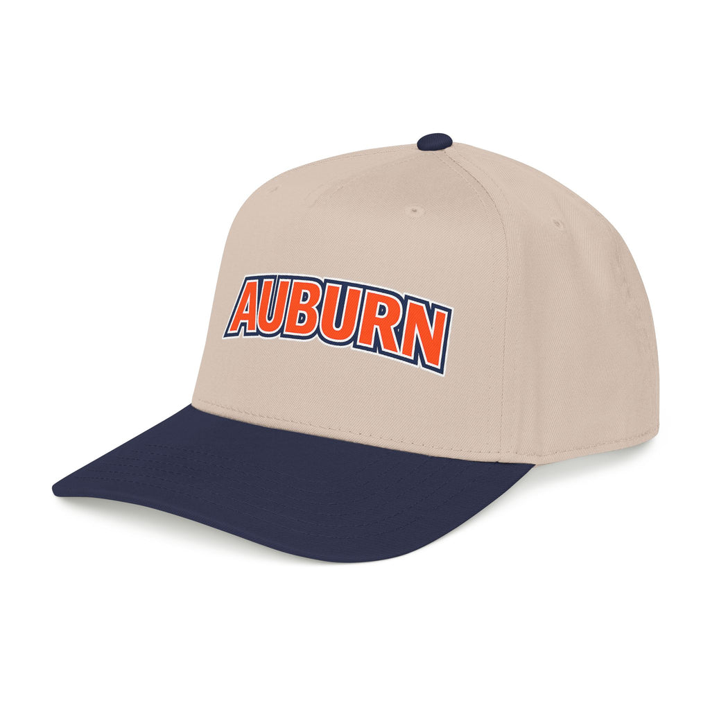 "Auburn" Mid Profile Baseball Cap