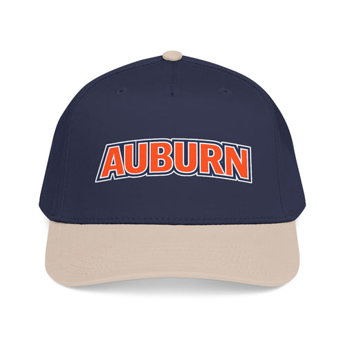 "Auburn" Mid Profile Baseball Cap