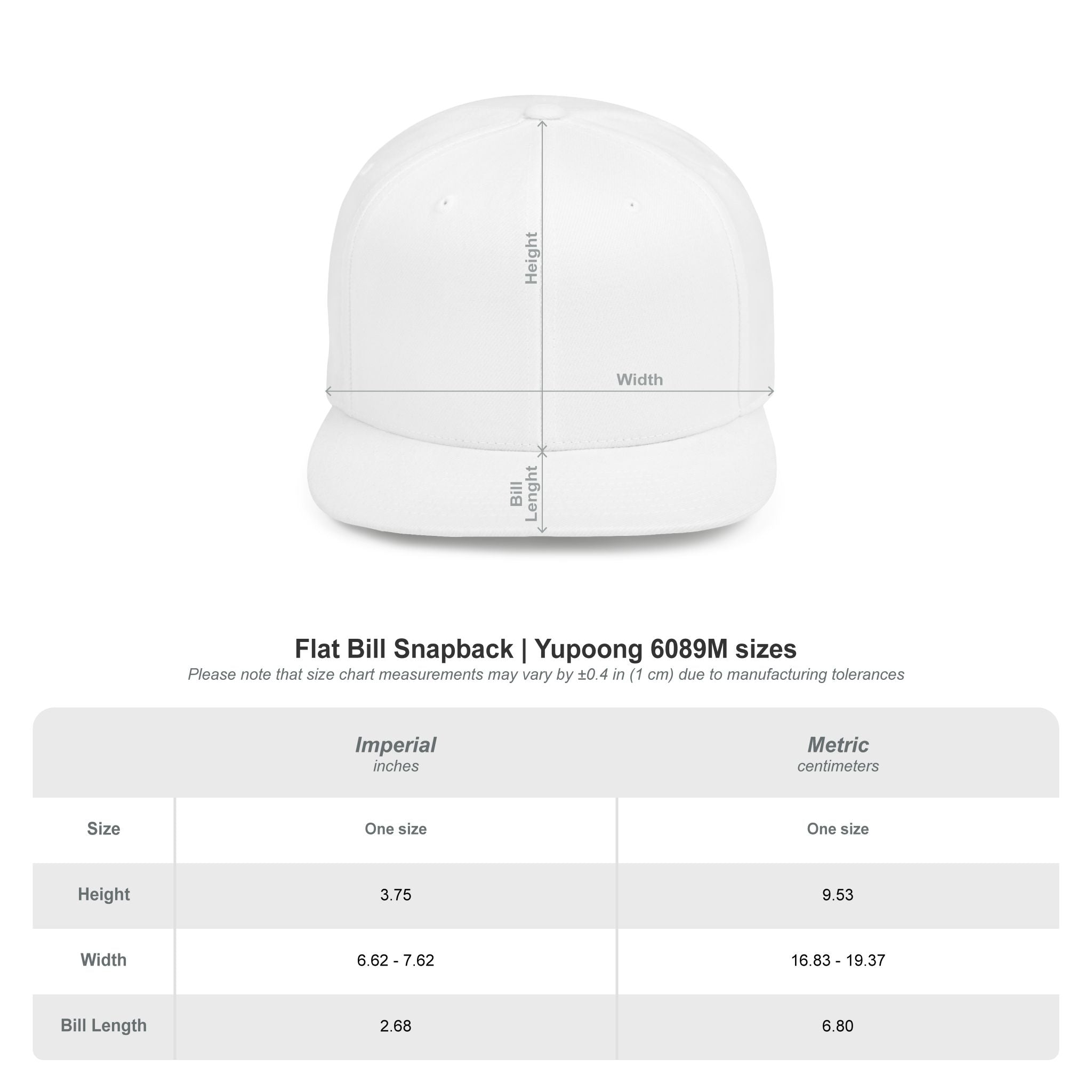"a" 2.0 Flat Bill Snapback