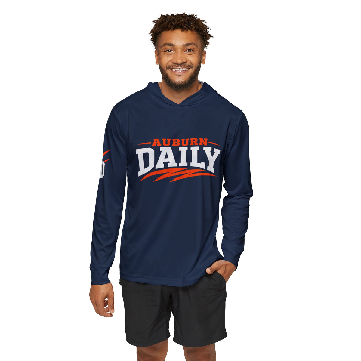 Auburn Daily - Men's Sports Warmup Hoodie (AOP)