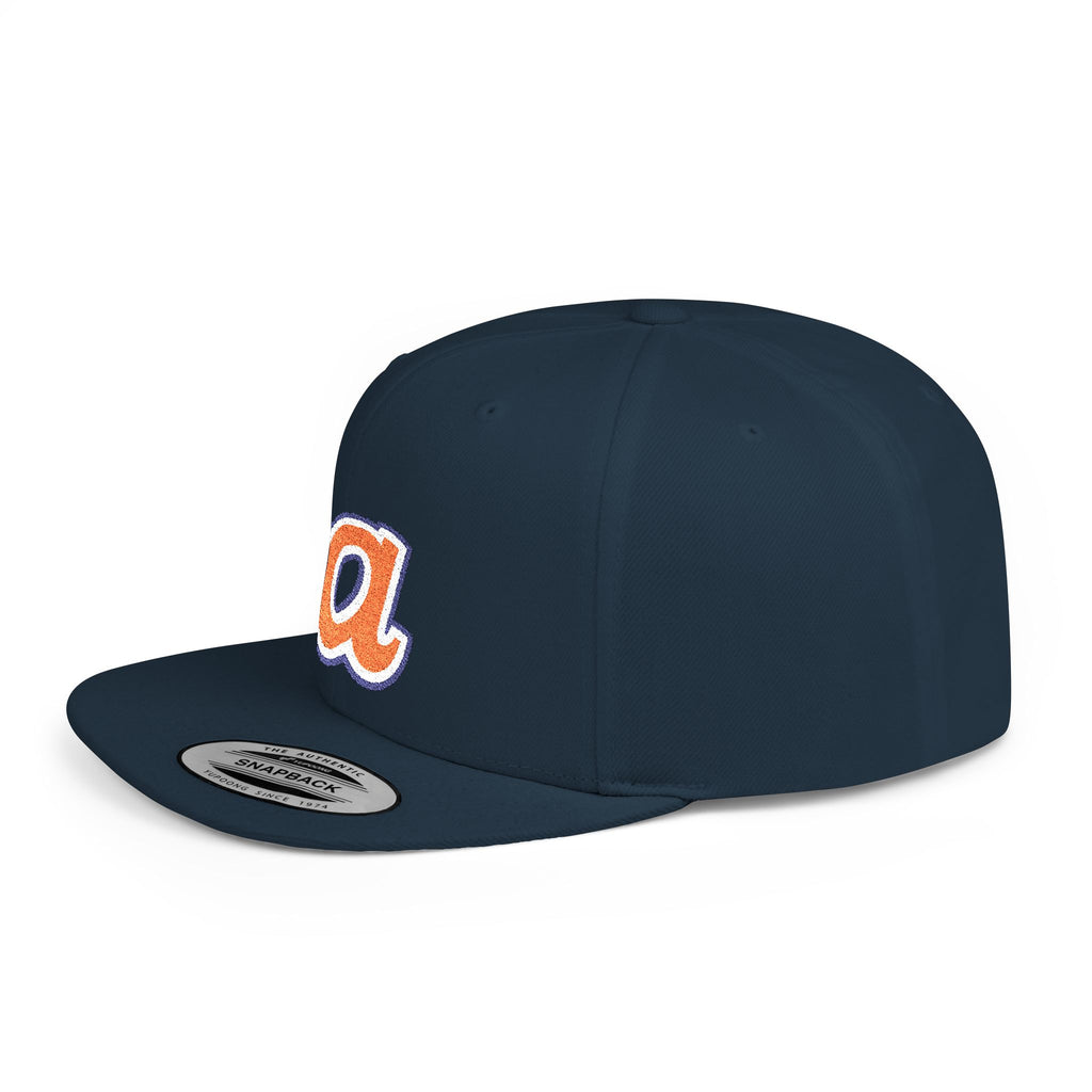 "a" Flat Bill Snapback