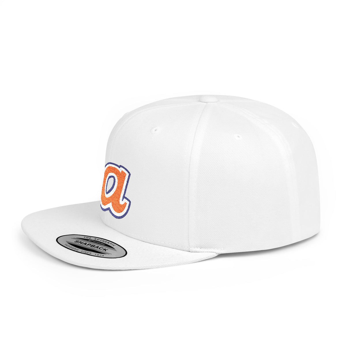 "a" Flat Bill Snapback