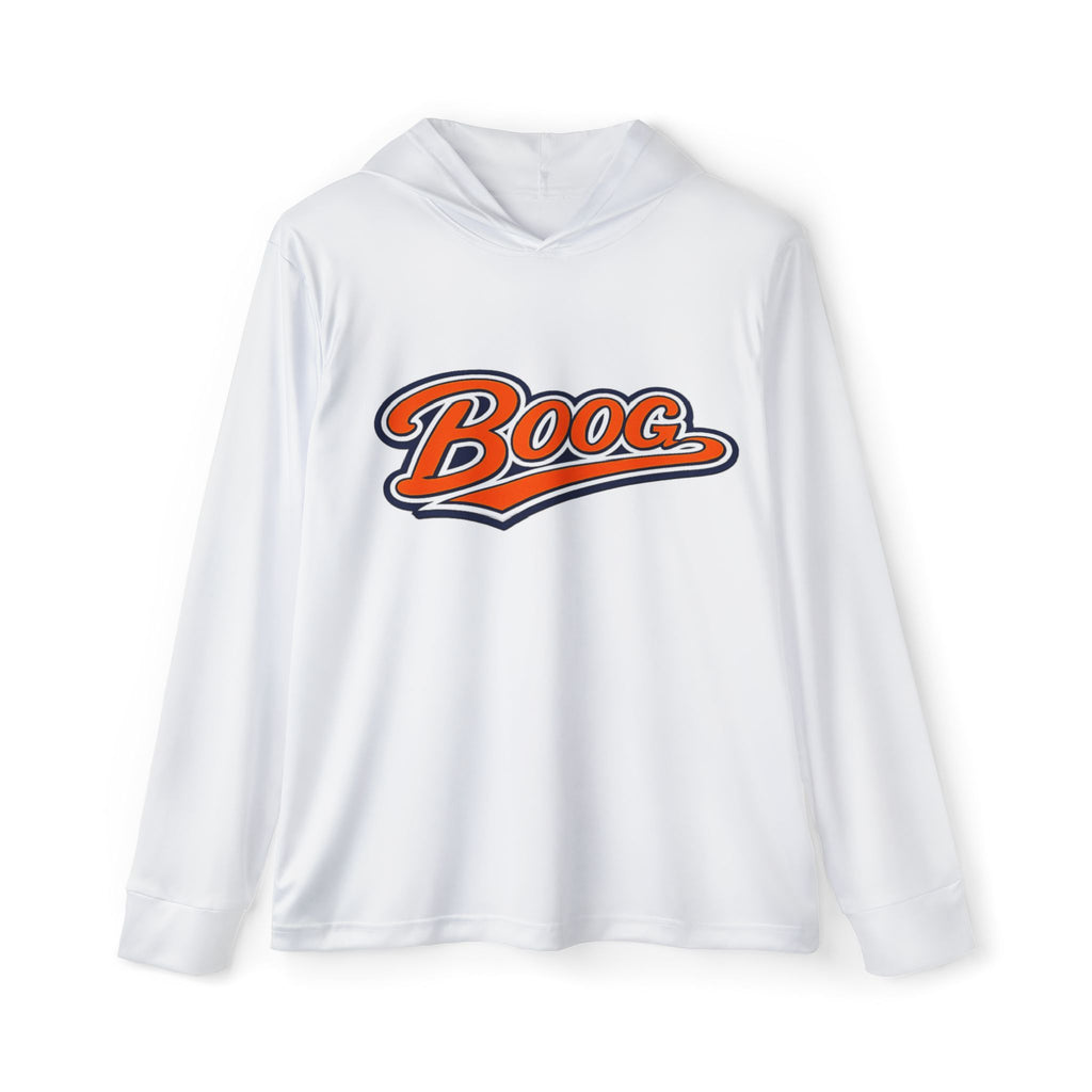 "Boog Script" Men's Sports Warmup Hoodie (AOP)