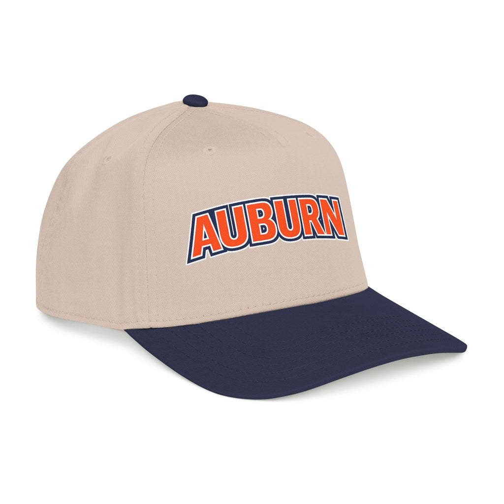 "Auburn" Mid Profile Baseball Cap