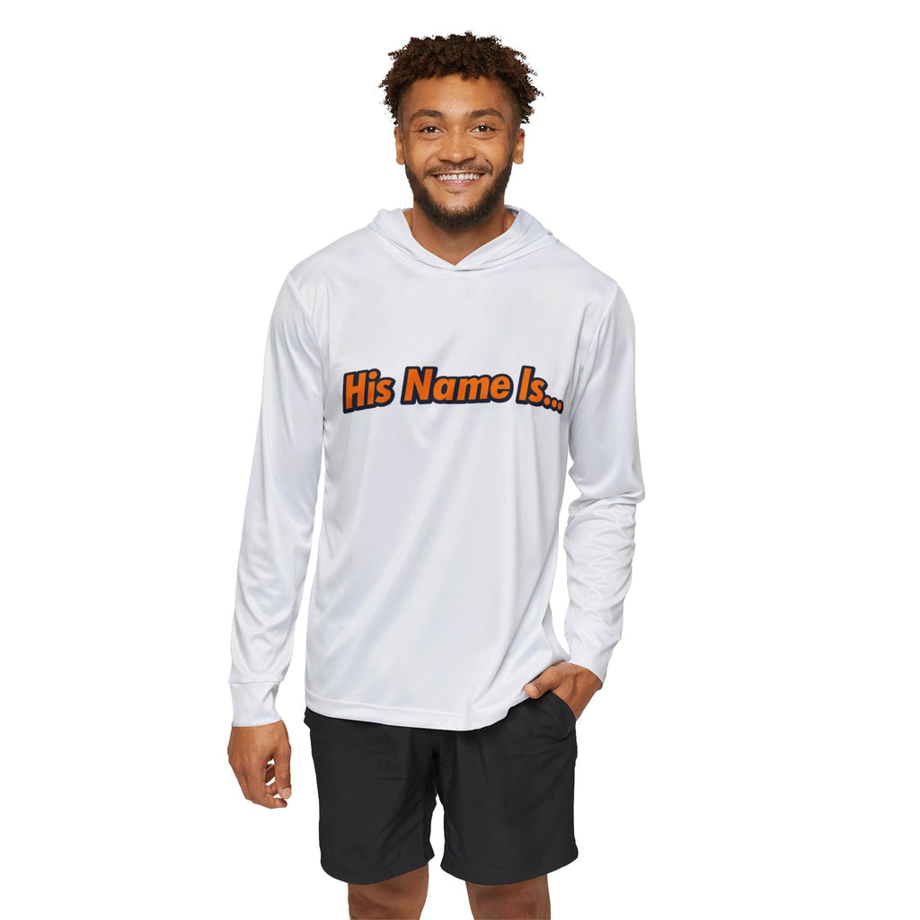 "His Name Is..." Men's Sports Warmup Hoodie (AOP)