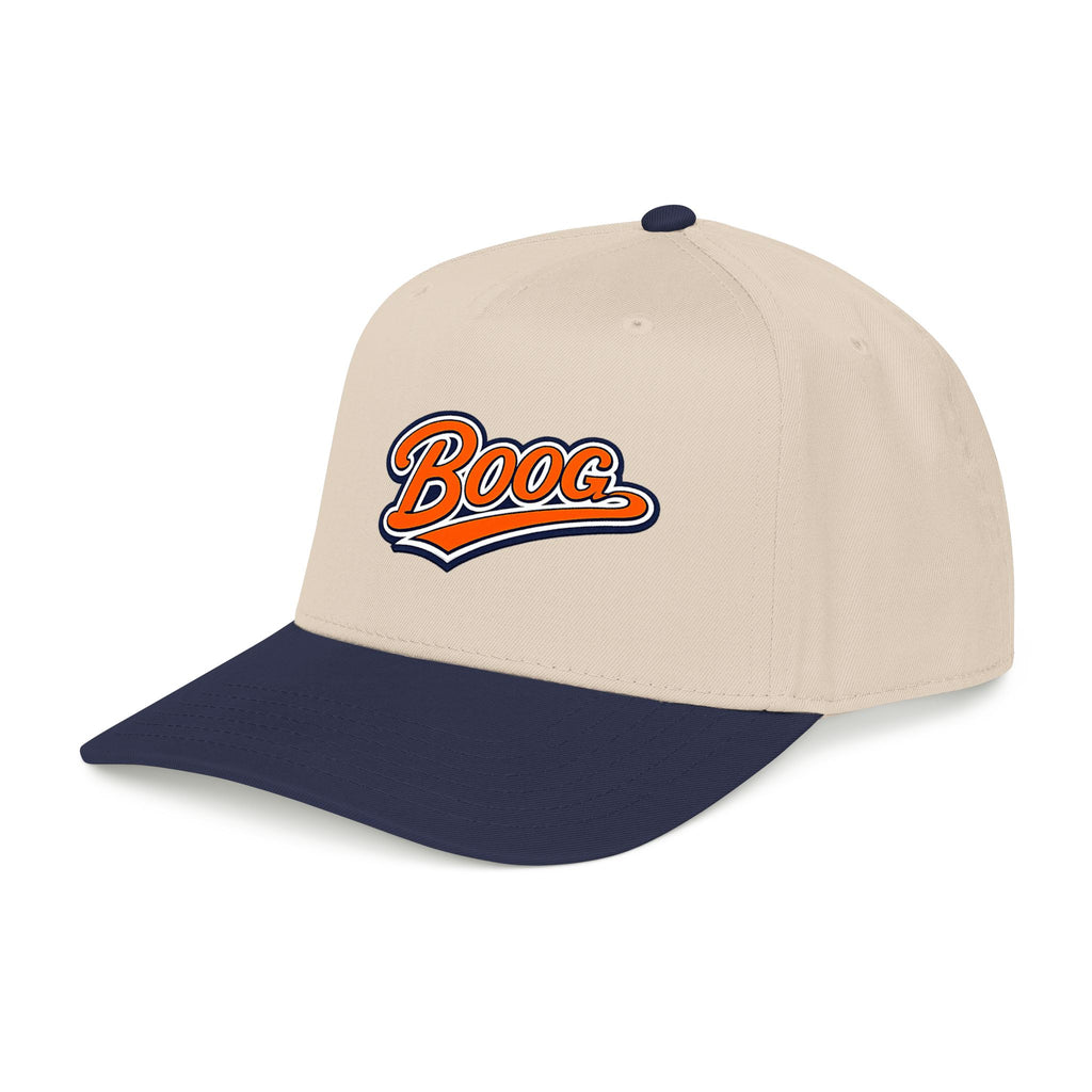 "Boog Script" Mid Profile Baseball Cap